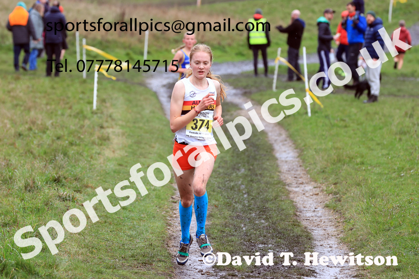 Girls Under-15s 2025 Start Fitness NEHL, Wrekenton, Gateshead, Sunday, November 23rd. Photo: David T. Hewitson/Sports for All Pics